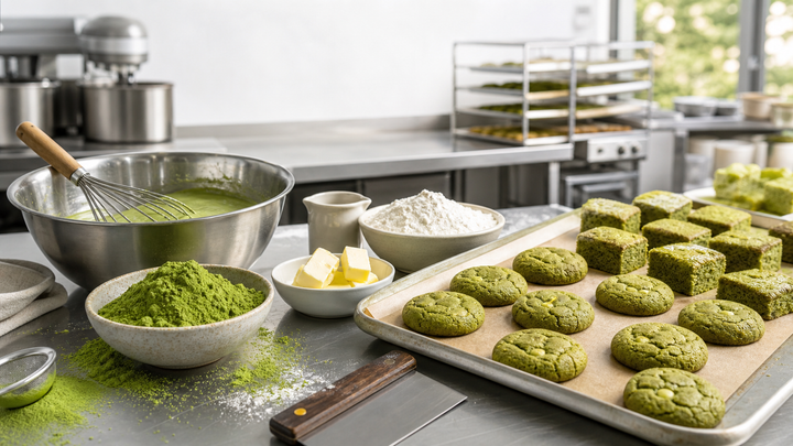 Culinary matcha for bakery and food manufacturing product development